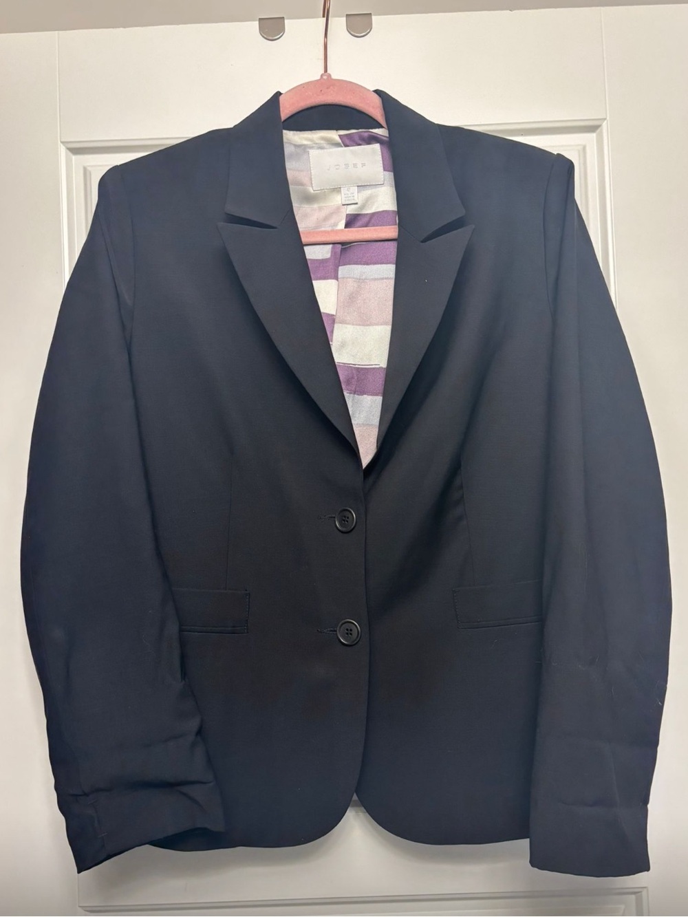 Josef Black Women's Two-Button Blazer Jacket